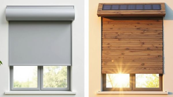 Quelle différence de prix entre volet roulant électrique et solaire