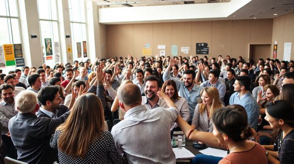Top stratégies pour réussir un team building de 200 participants